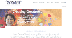 Desktop Screenshot of greatnesscoach.org